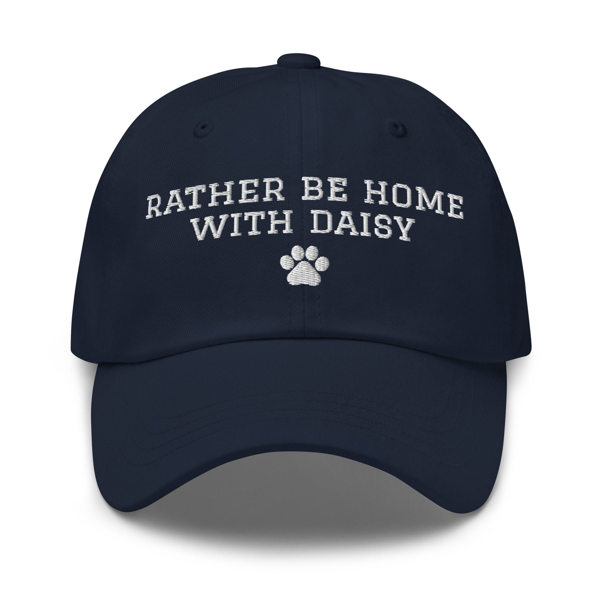 Custom Name Rather Be Home Cap - Hi Doggi