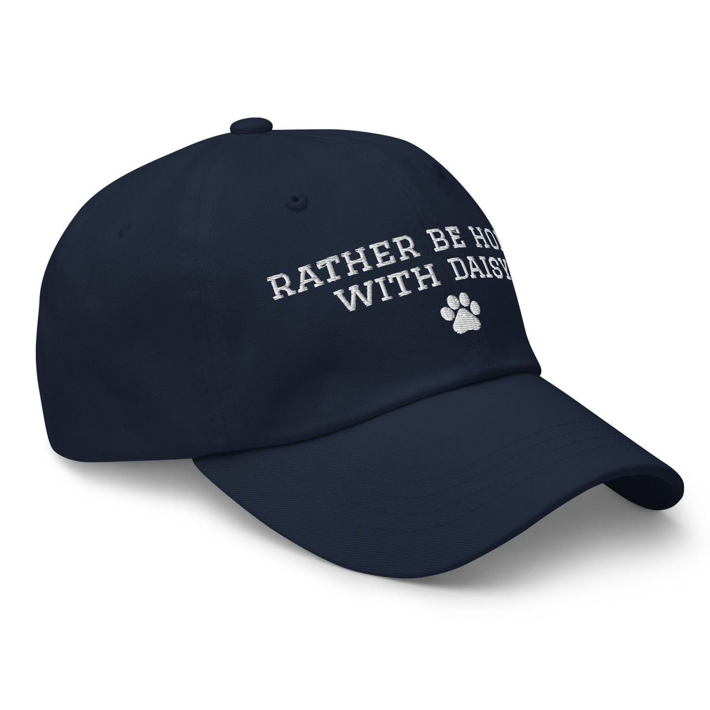 Custom Name Rather Be Home Cap - Hi Doggi