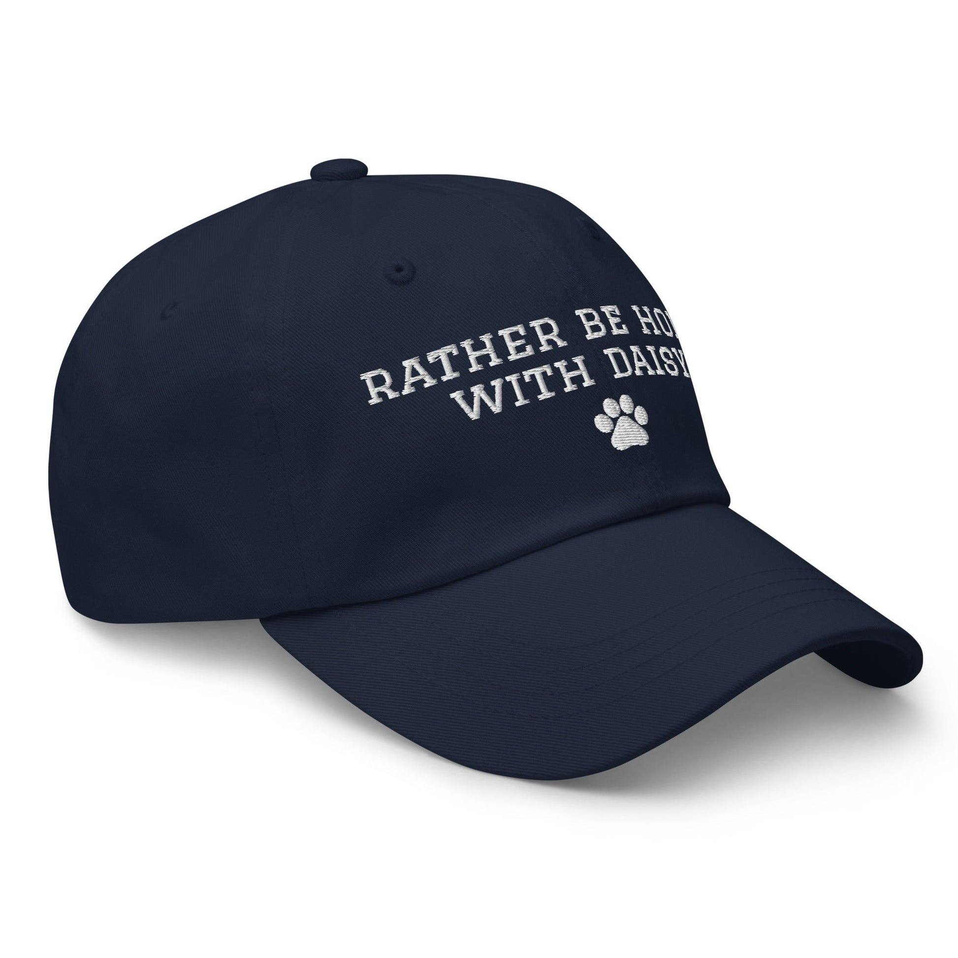 Custom Name Rather Be Home Cap - Hi Doggi