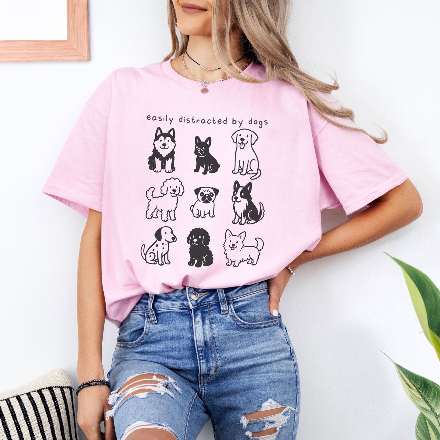 Distracted By Dogs Shirt - Hi Doggi