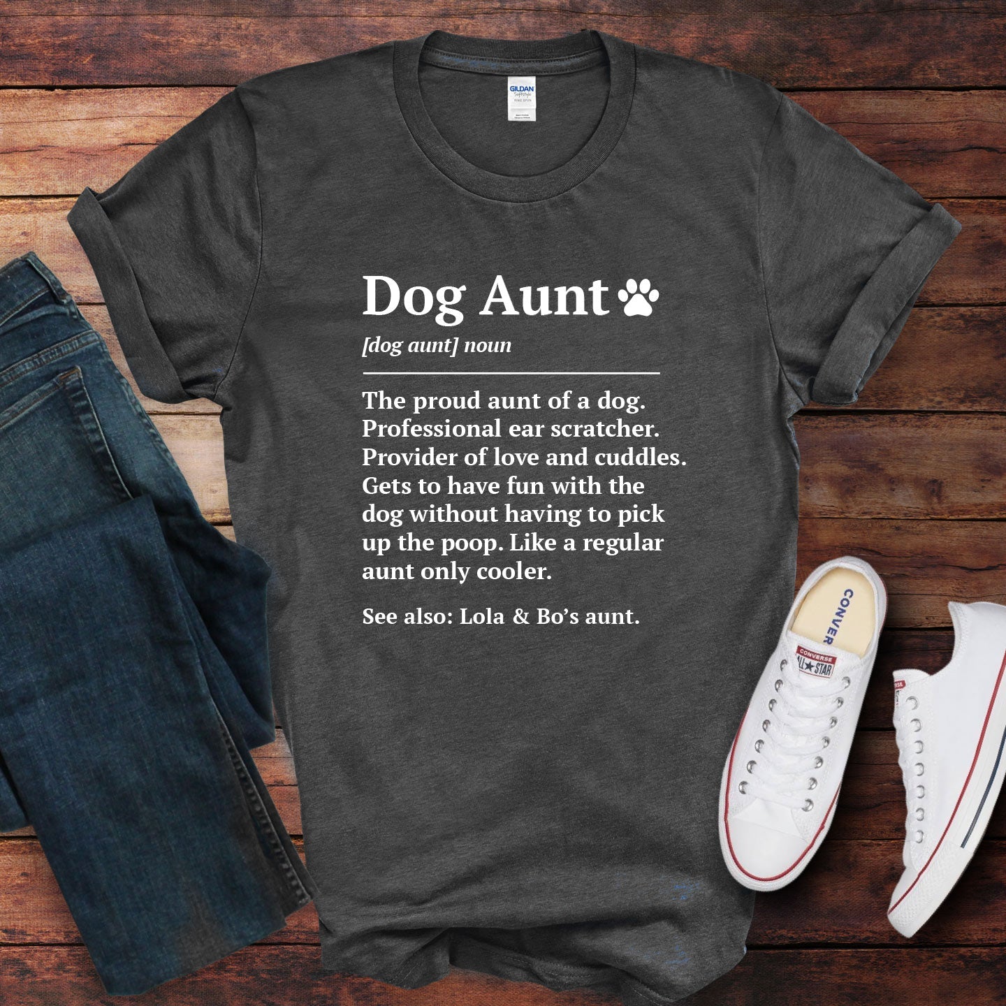 Dog Aunt/Auntie Definition Shirt - Hi Doggi