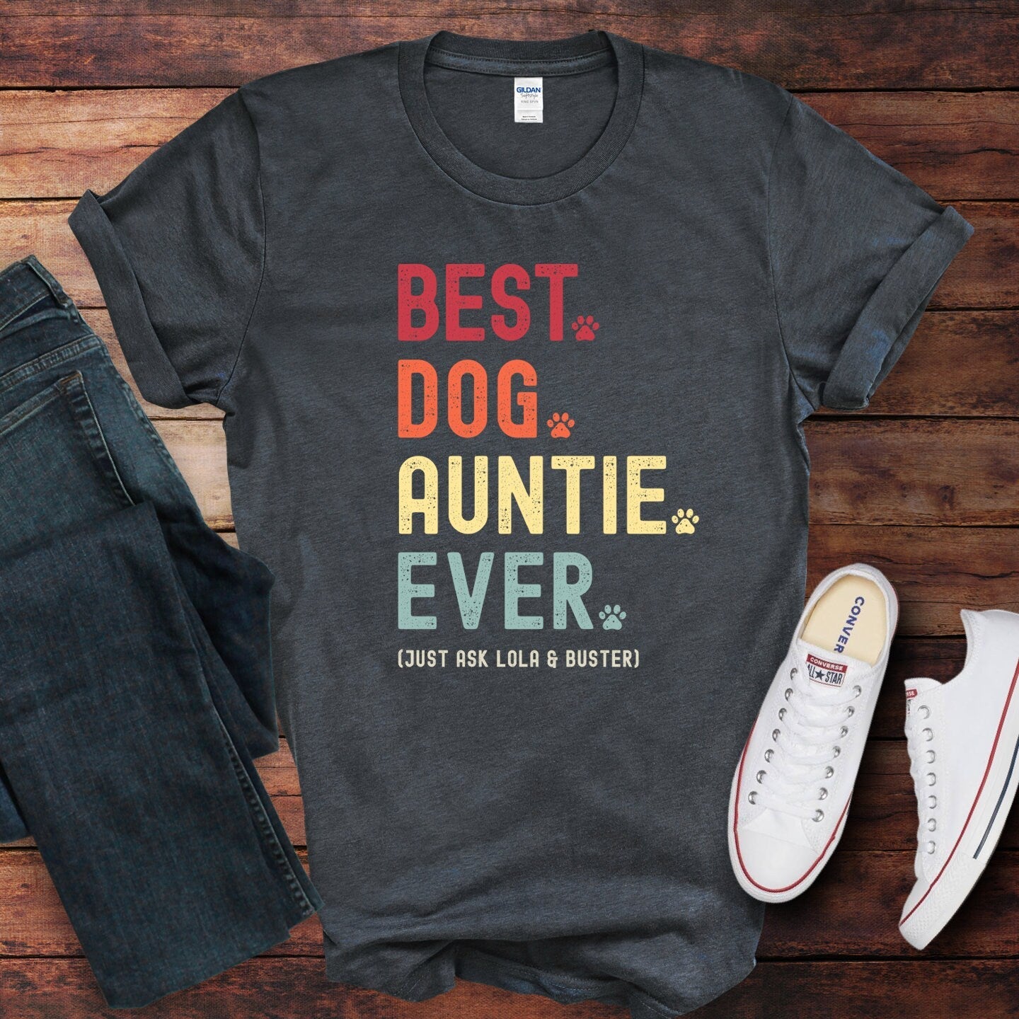 Dog Aunt/Auntie Just Ask Shirt - Hi Doggi
