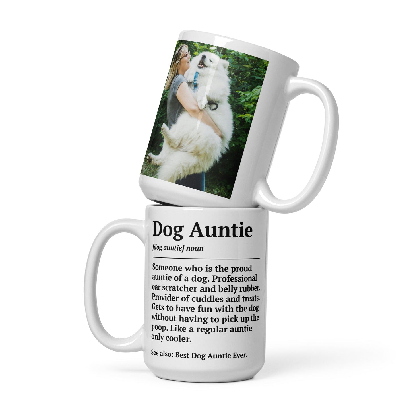 Dog Auntie Definition Photo Mug - Hi Doggi