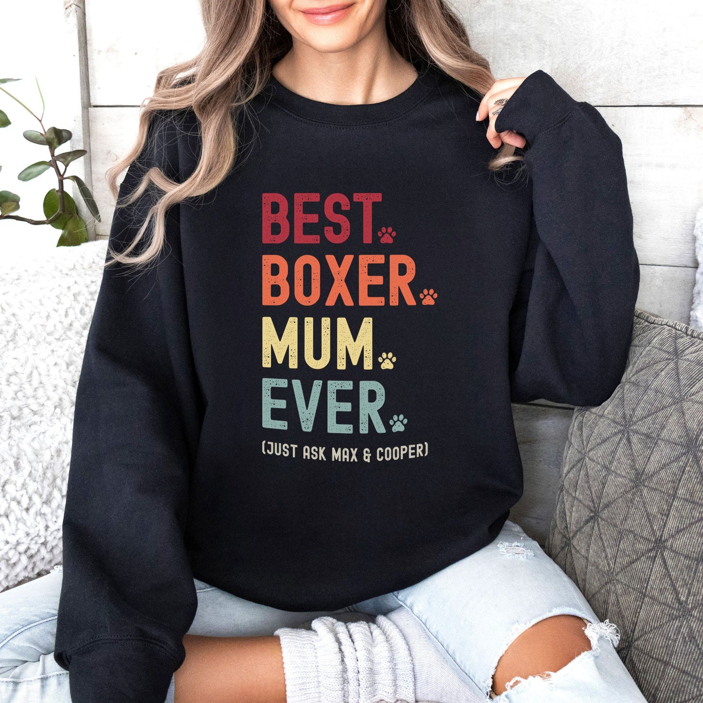 Dog Breed Mum Just Ask Sweatshirt - Hi Doggi