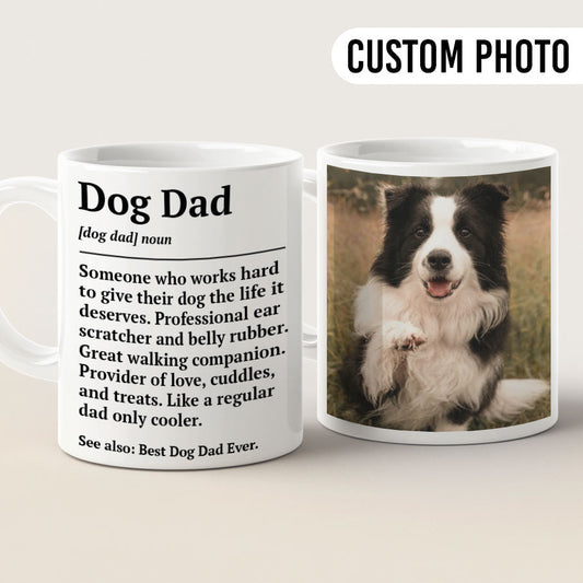 Dog Dad Definition Photo Mug - Hi Doggi