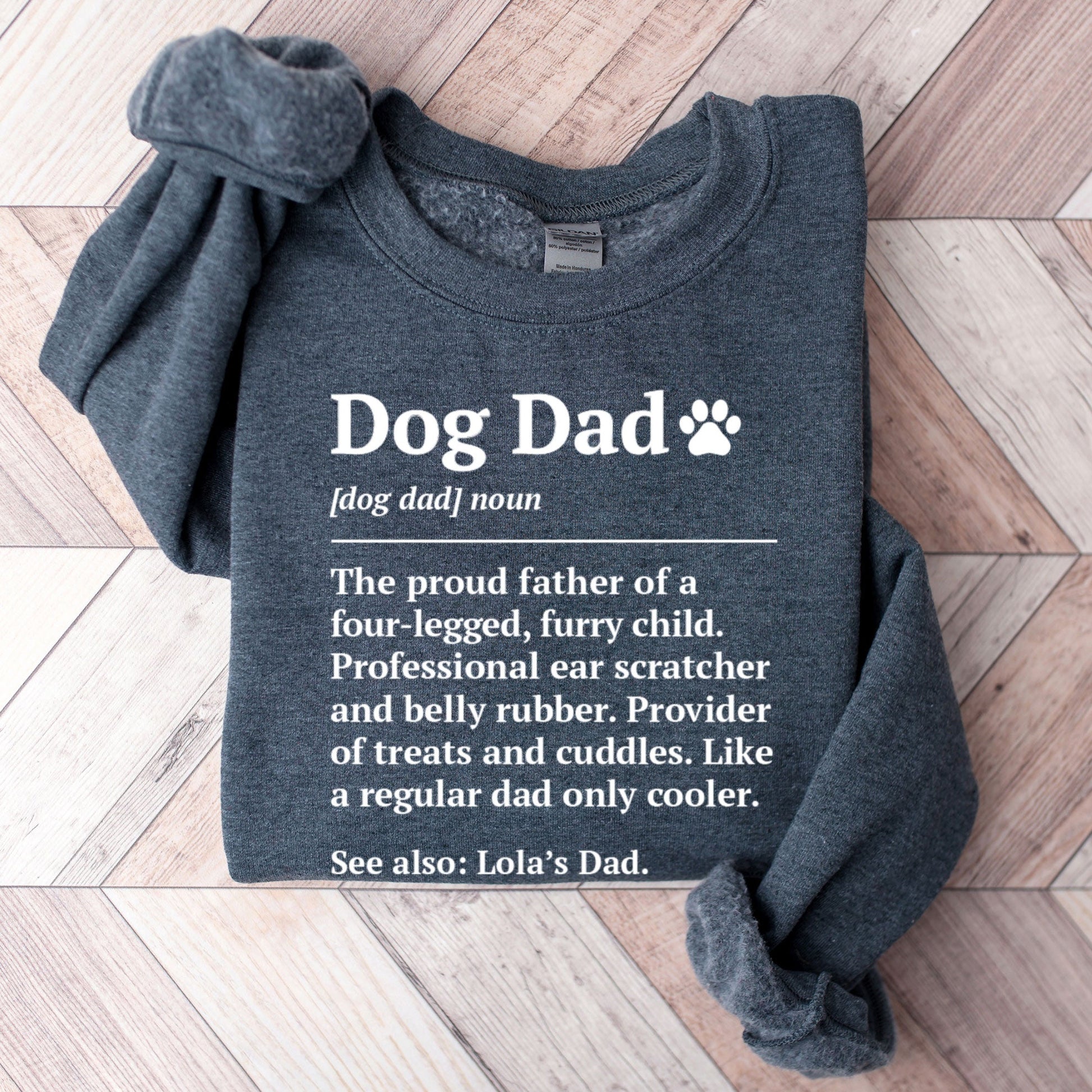 Dog Dad Definition Sweatshirt - Hi Doggi