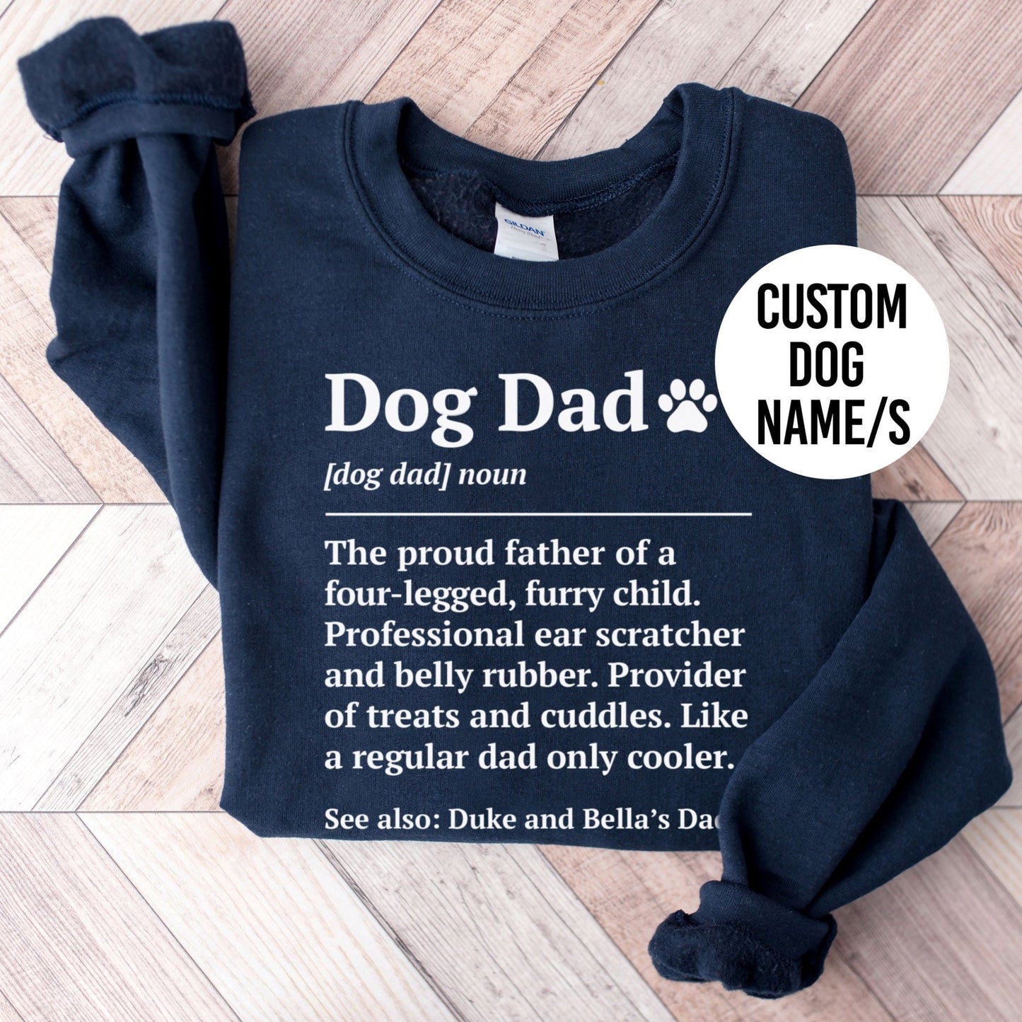 Dog Dad Definition Sweatshirt - Hi Doggi