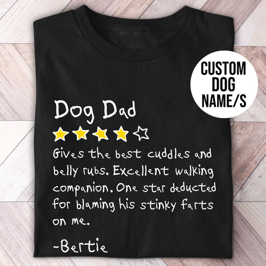 Dog Dad Review Shirt