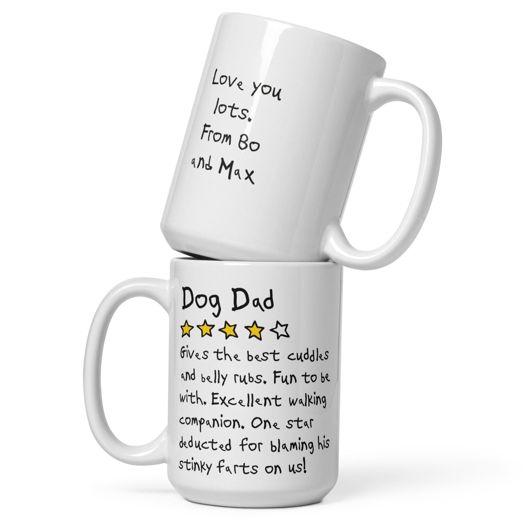 Dog Dad Review Mug - Hi Doggi