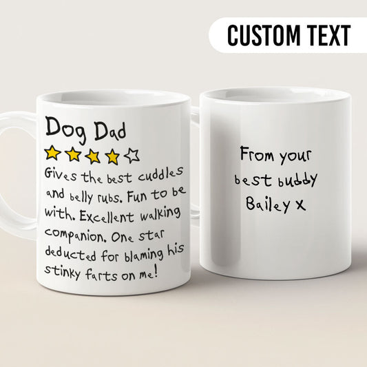Dog Dad Review Mug - Hi Doggi