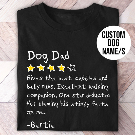Dog Dad Review Shirt - Hi Doggi