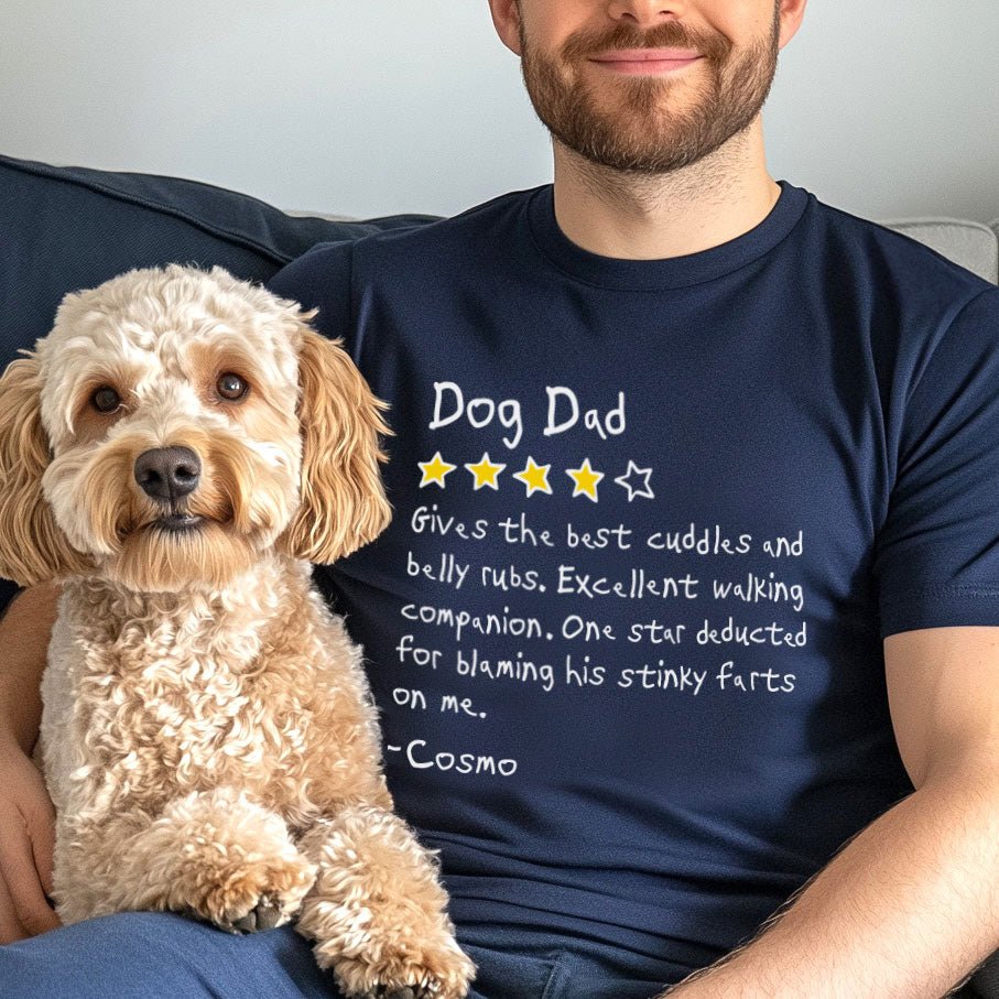 Dog Dad Review Shirt - Hi Doggi
