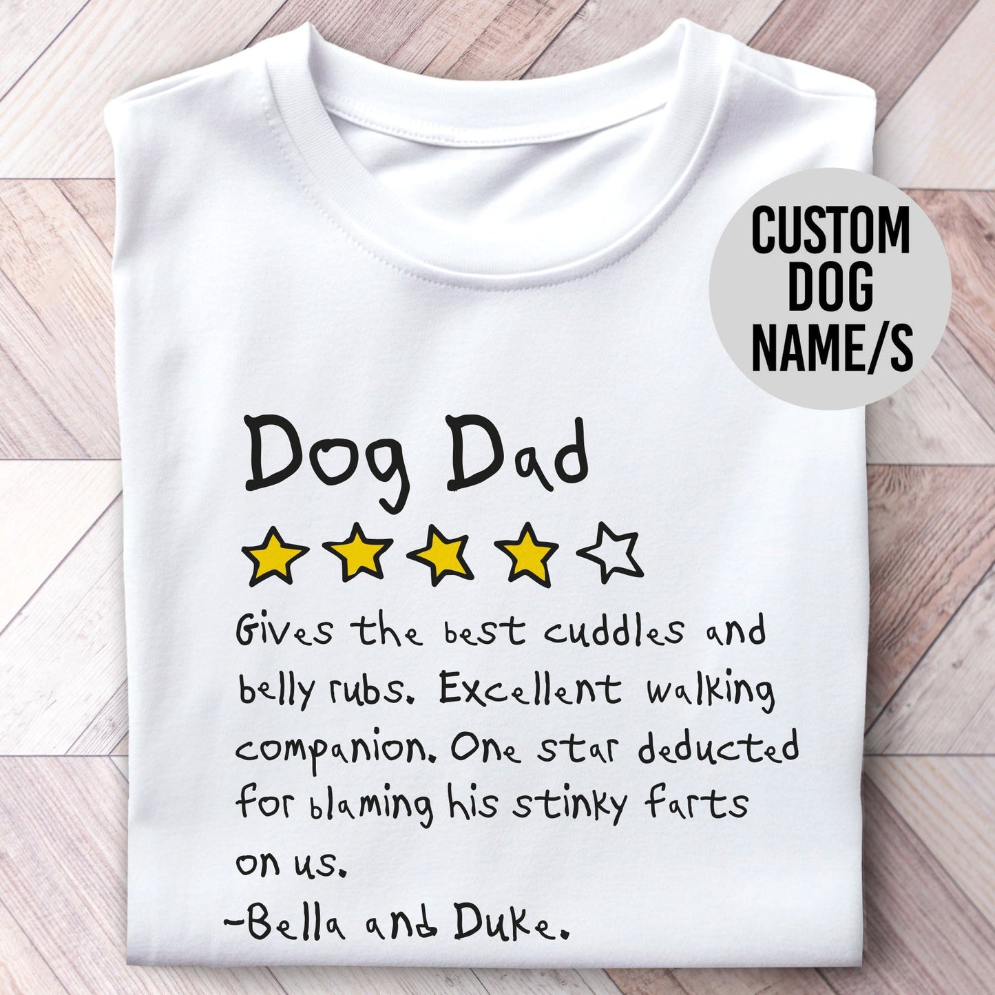 Dog Dad Review Shirt - Hi Doggi