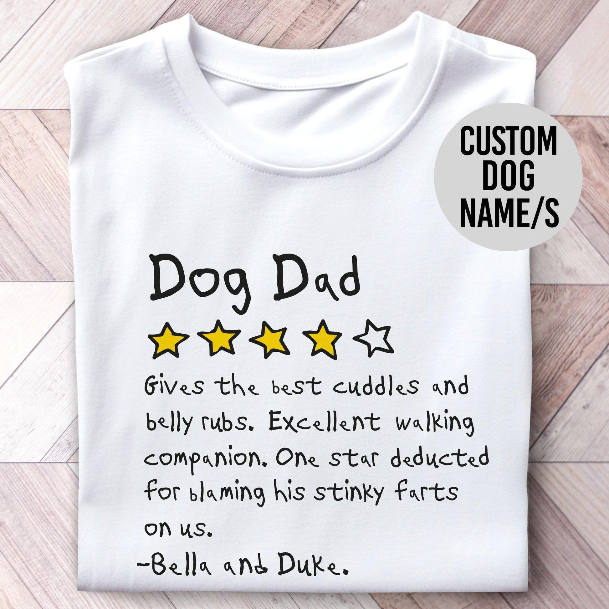 Dog Dad Review Shirt - Hi Doggi