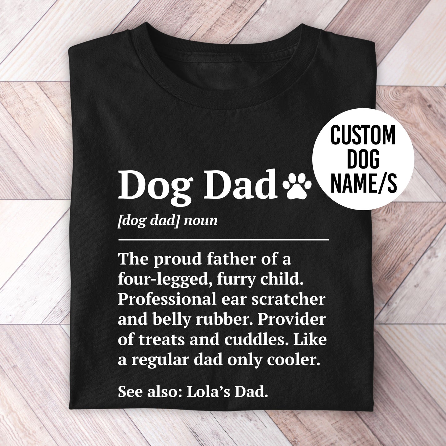 Dog Dad Definition Shirt