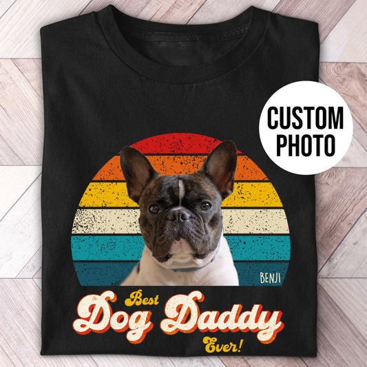 Dog Daddy Photo Retro Shirt - Hi Doggi