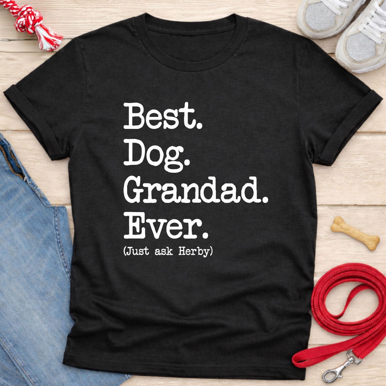 Dog Grandad Type Shirt - Hi Doggi