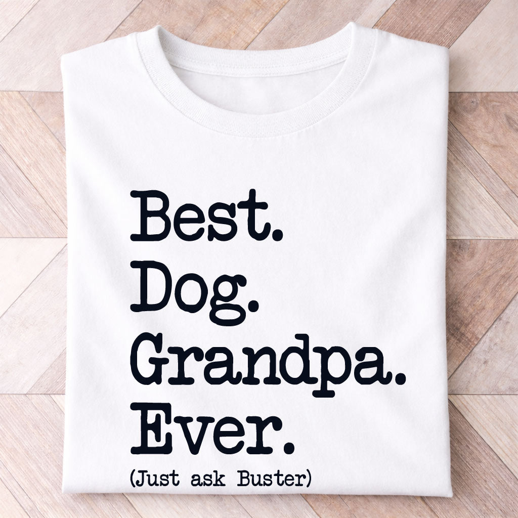Dog Grandpa Type Shirt - Hi Doggi