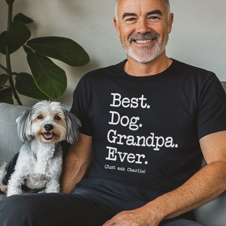Dog Grandpa Type Shirt - Hi Doggi