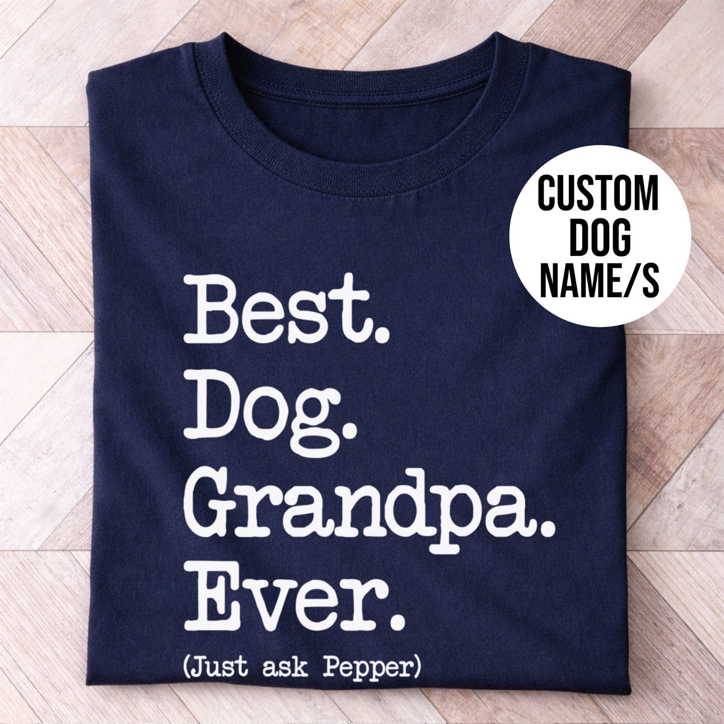 Dog Grandpa Type Shirt - Hi Doggi