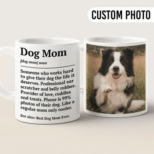 Dog Mom Definition Photo Mug - Hi Doggi