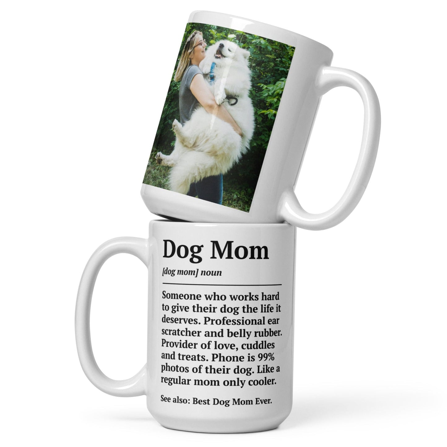 Dog Mom Definition Photo Mug - Hi Doggi