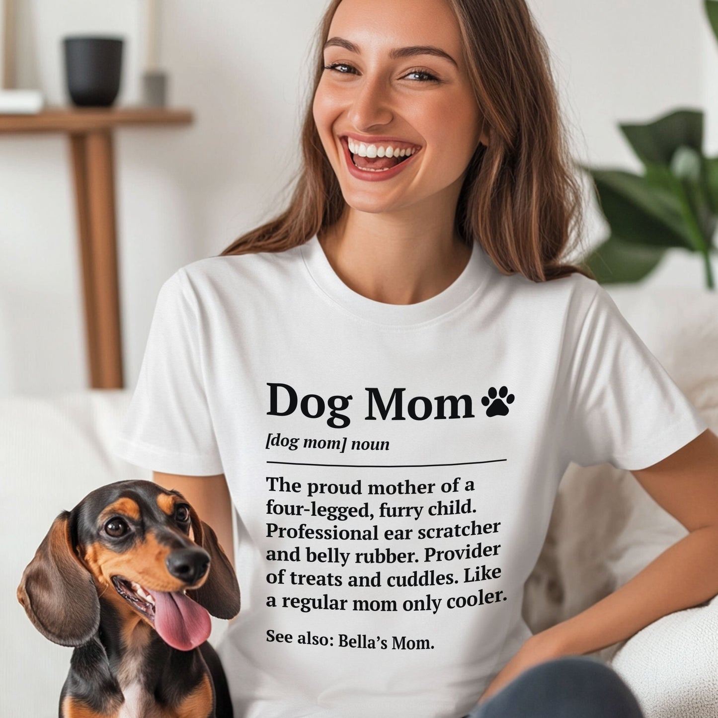 Dog Mom Definition Shirt - Hi Doggi
