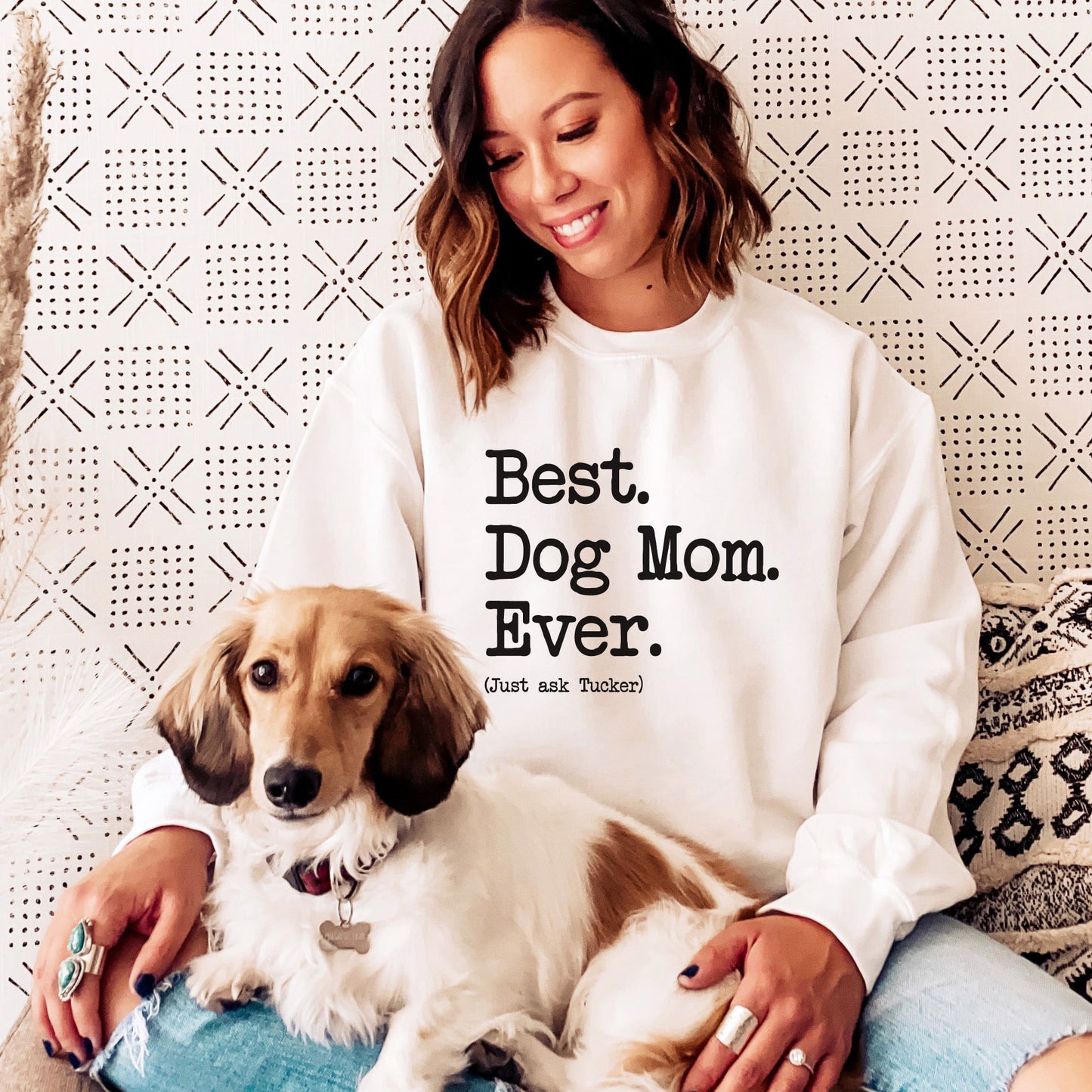 Best Dog Mom Just Ask Sweatshirt