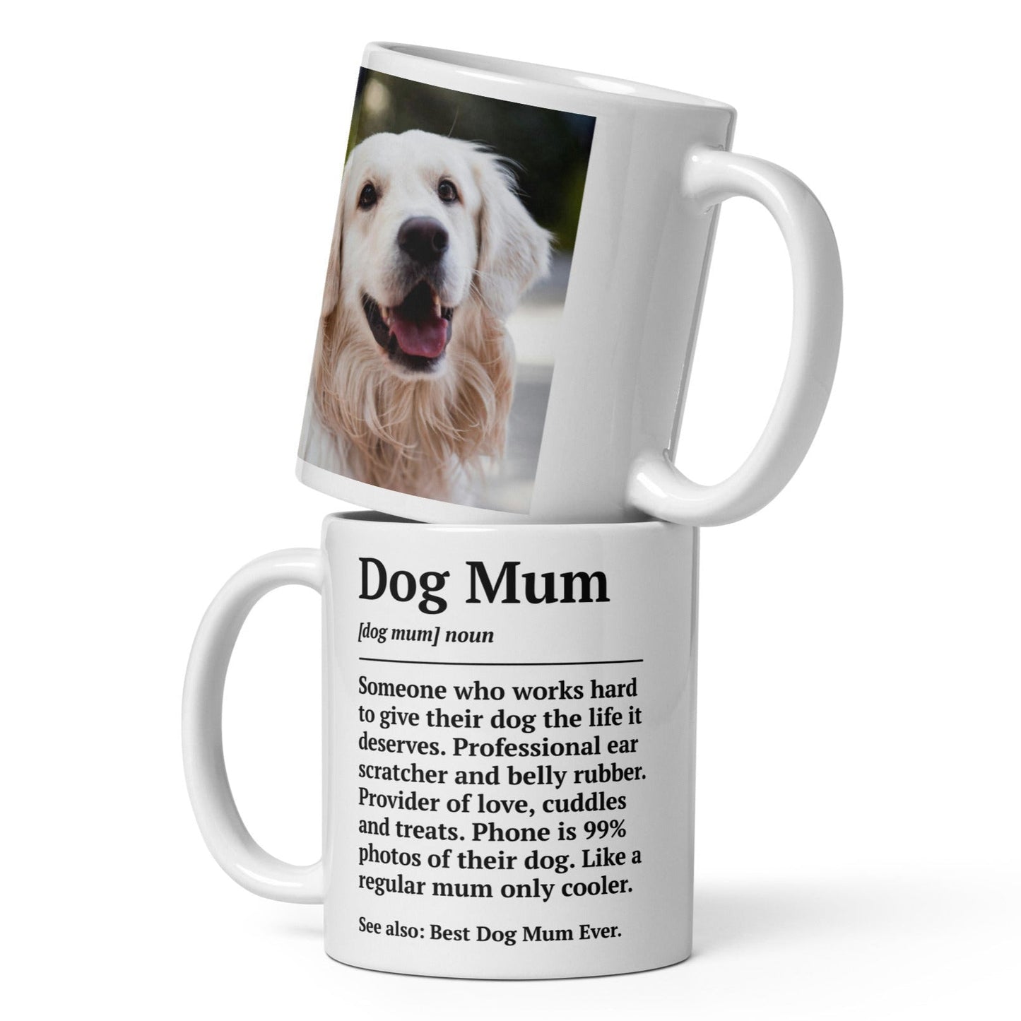 Dog Mum Definition Photo Mug - Hi Doggi