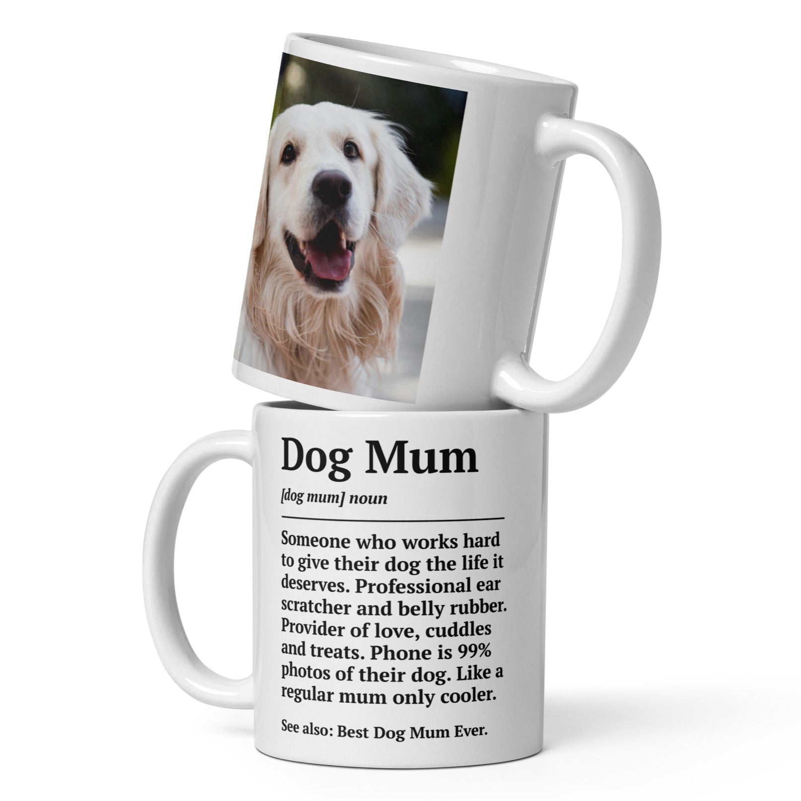 Dog Mum Definition Photo Mug - Hi Doggi