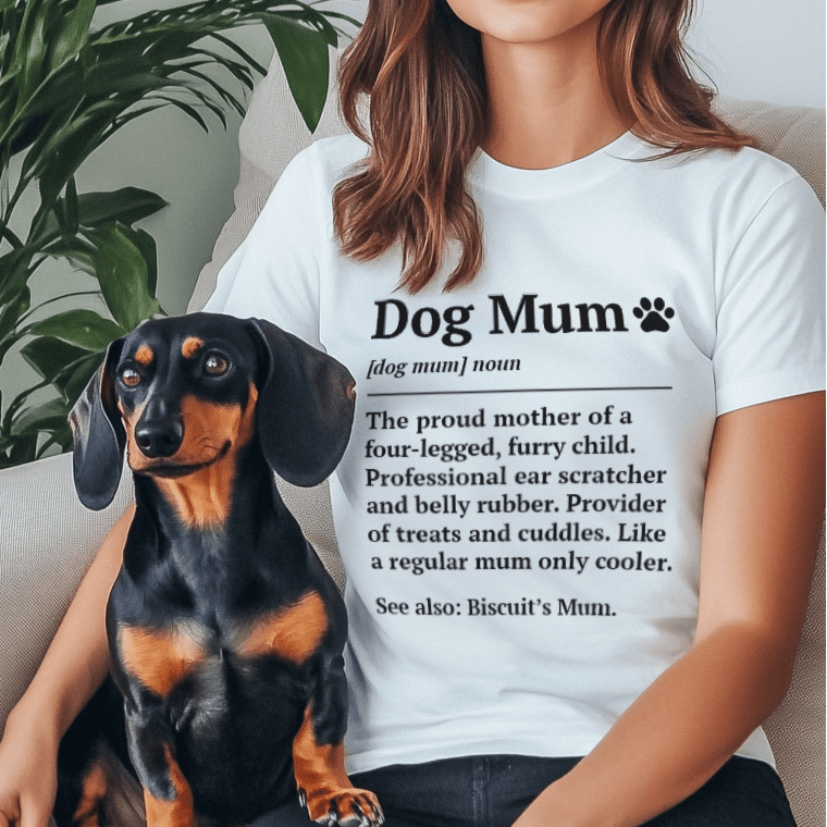 Dog Mum Definition Shirt - Hi Doggi
