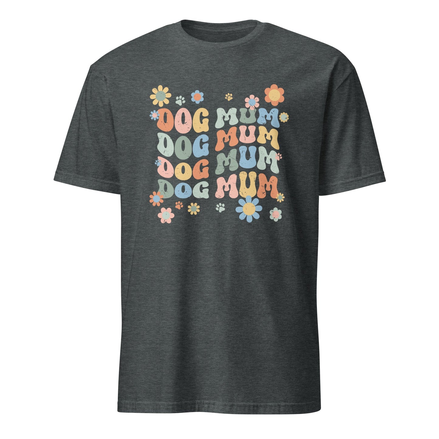 Dog Mum Groovy Text Shirt - Hi Doggi