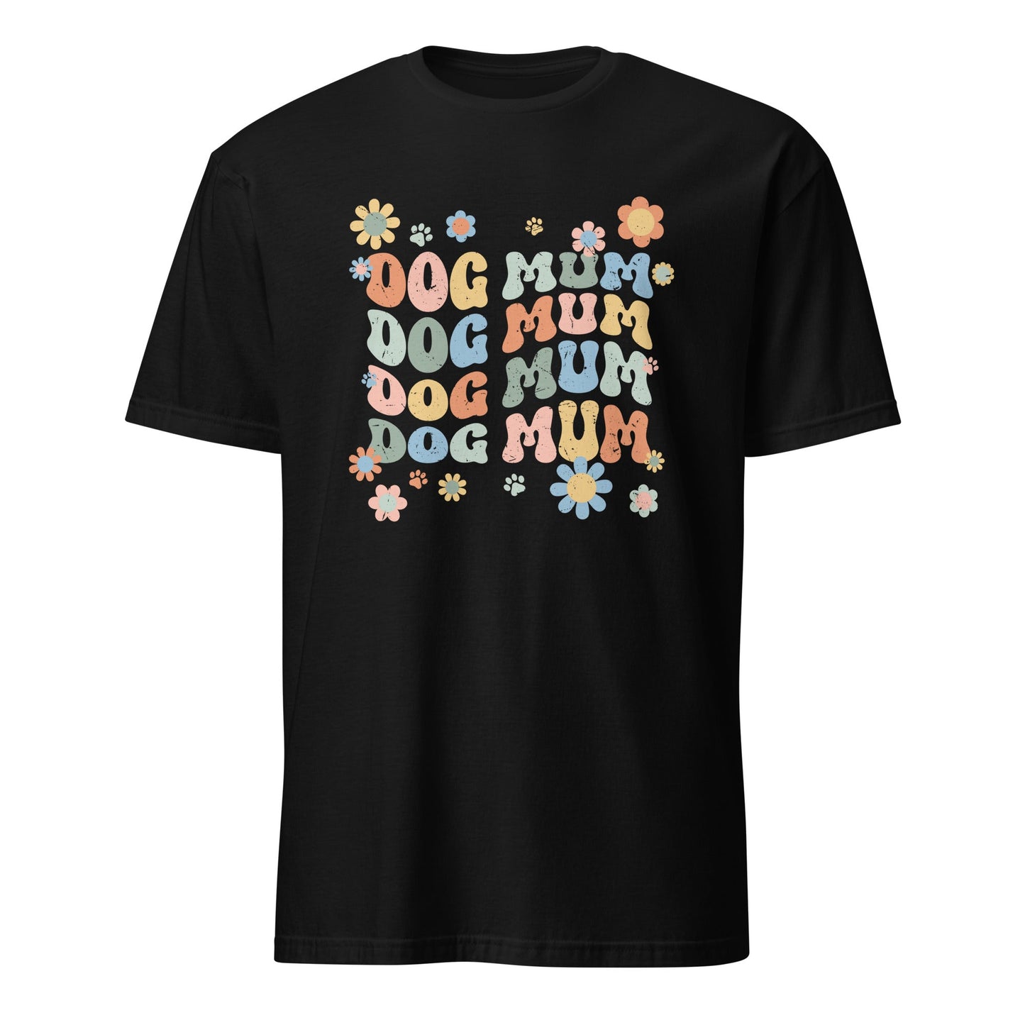 Dog Mum Groovy Text Shirt - Hi Doggi