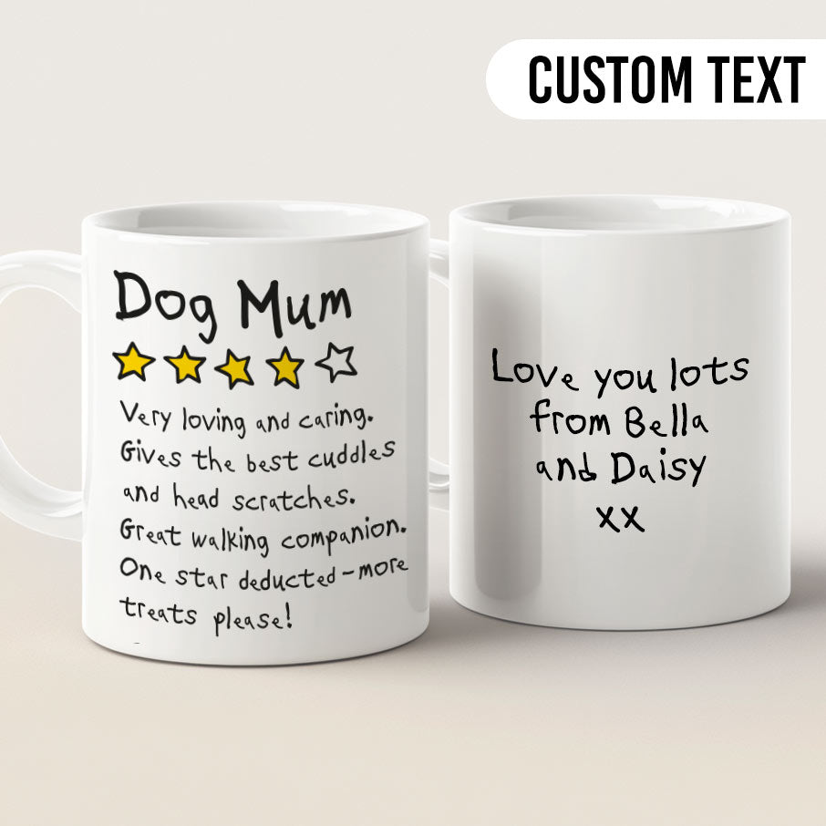 Dog Mum Review Mug