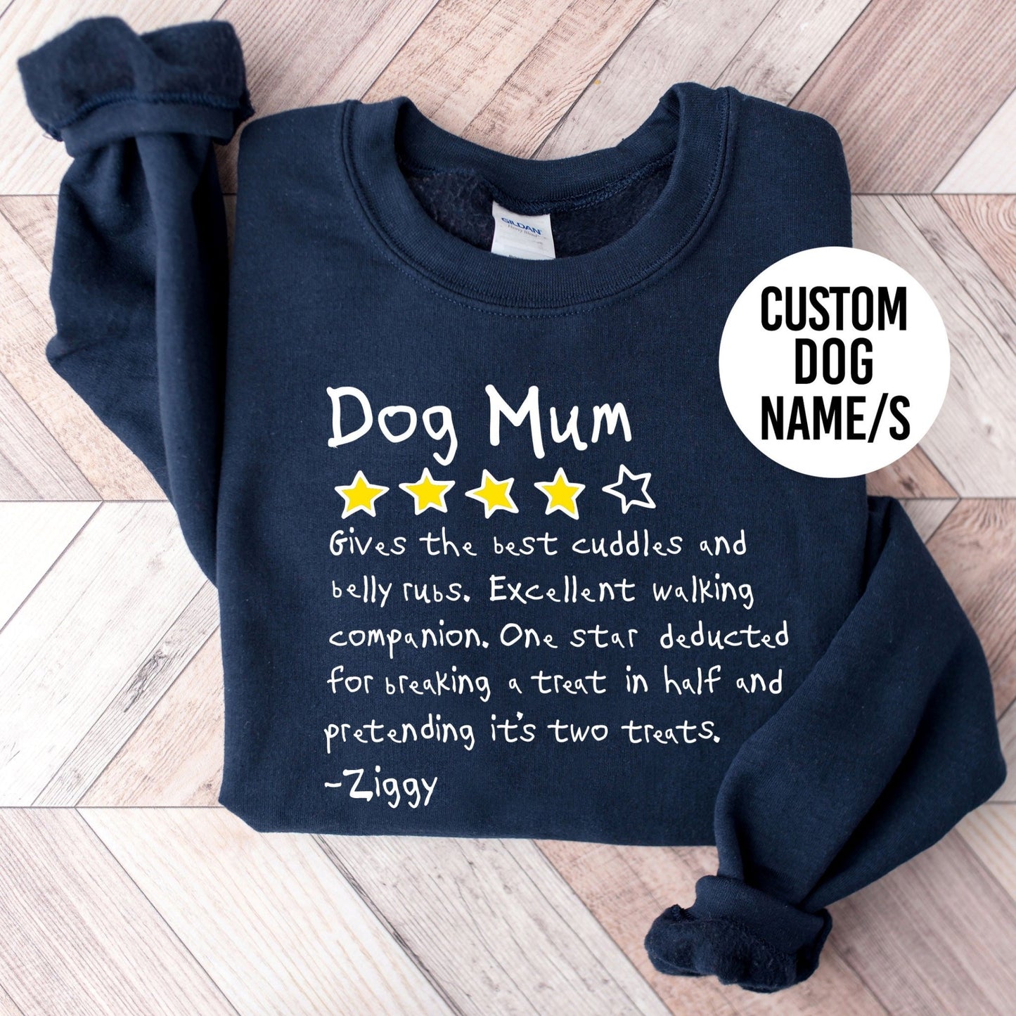 Dog Mum Review Sweatshirt - Hi Doggi
