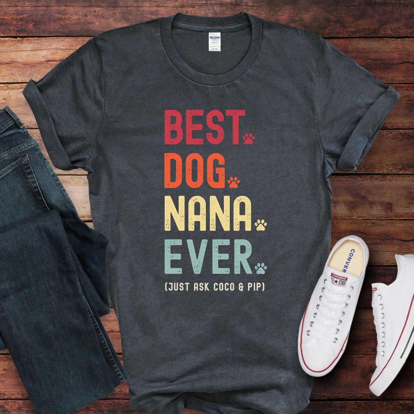 Dog Nana Just Ask Shirt - Hi Doggi