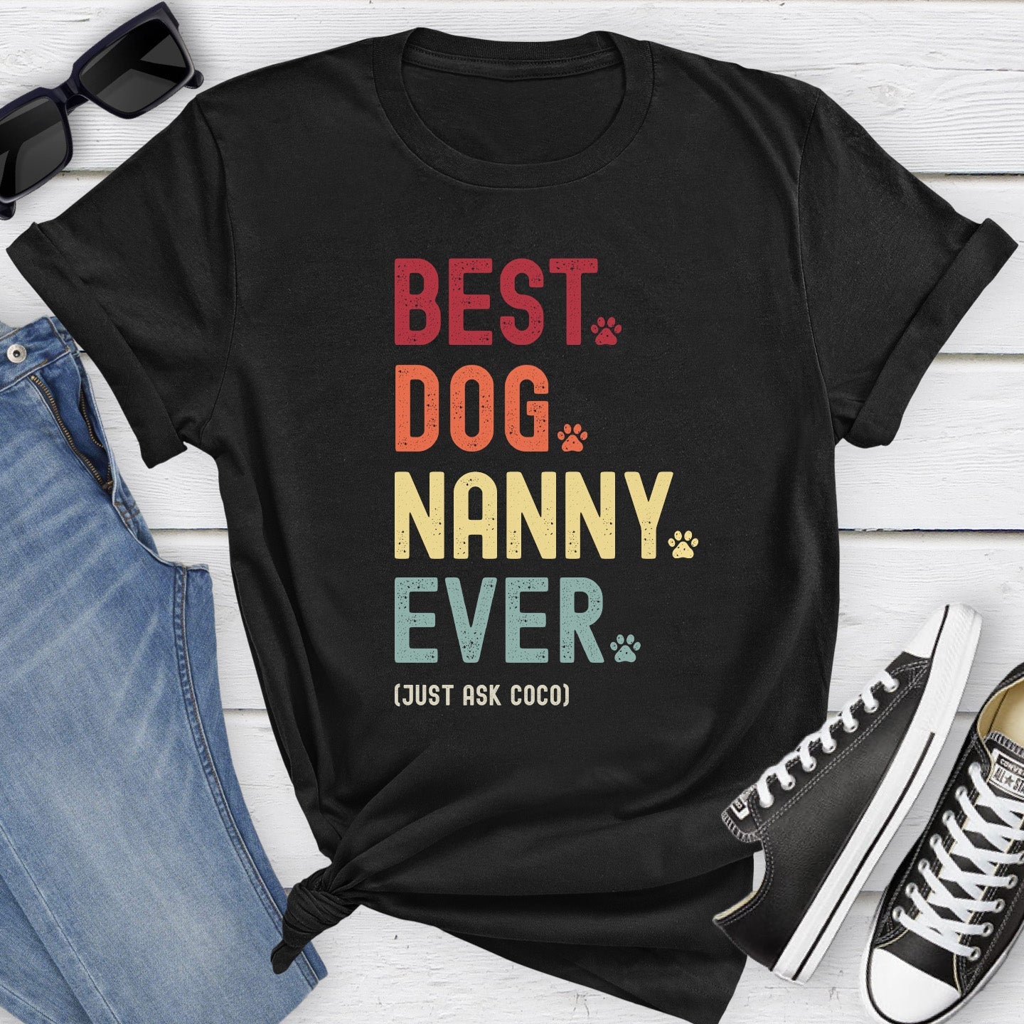 Dog Nanny Just Ask Shirt - Hi Doggi