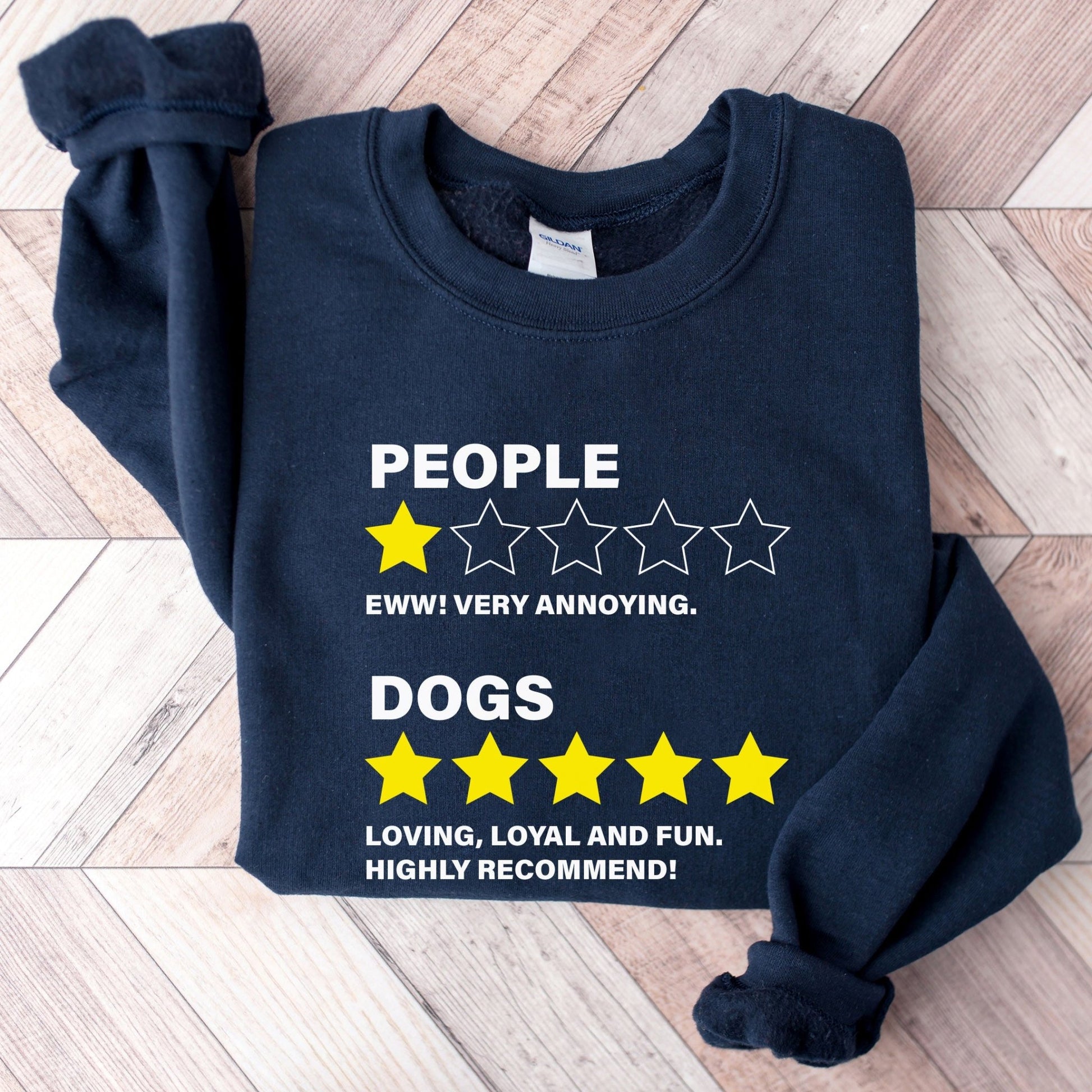 Dog Review Sweatshirt - Hi Doggi