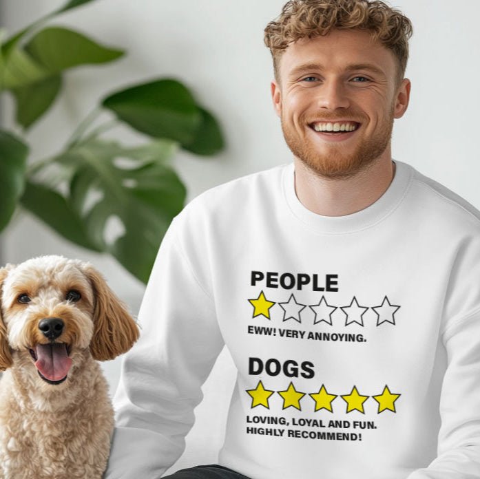 Dog Review Sweatshirt - Hi Doggi