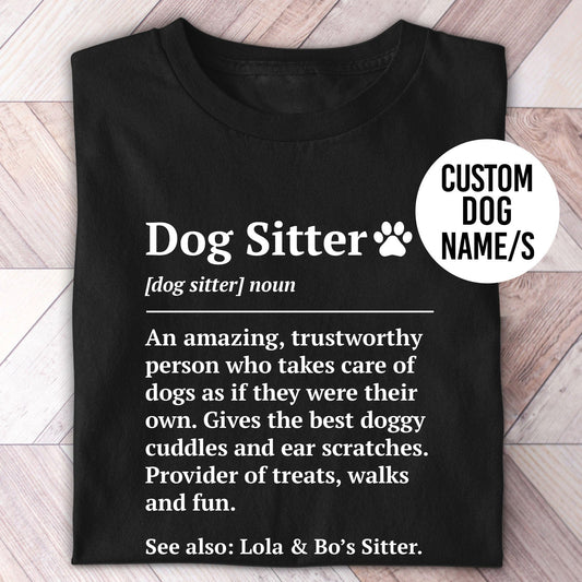 Dog Sitter Definition Shirt - Hi Doggi