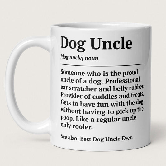 Dog Uncle Definition Mug - Hi Doggi