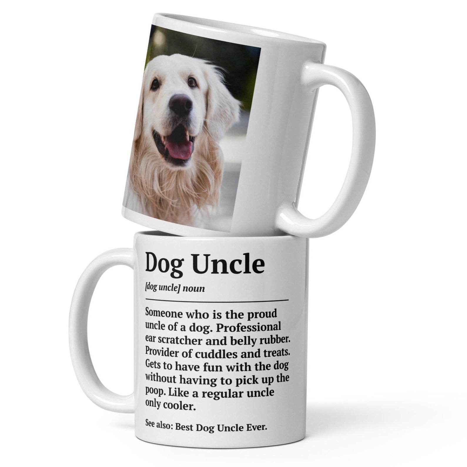 Dog Uncle Definition Photo Mug - Hi Doggi