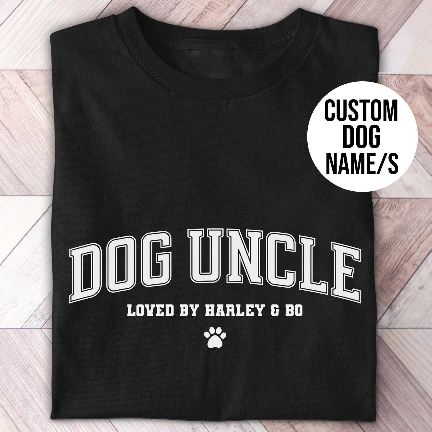 Dog Uncle Loved By Shirt - Hi Doggi