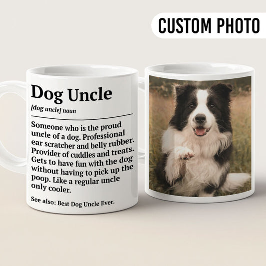 dog uncle personalised funny mug