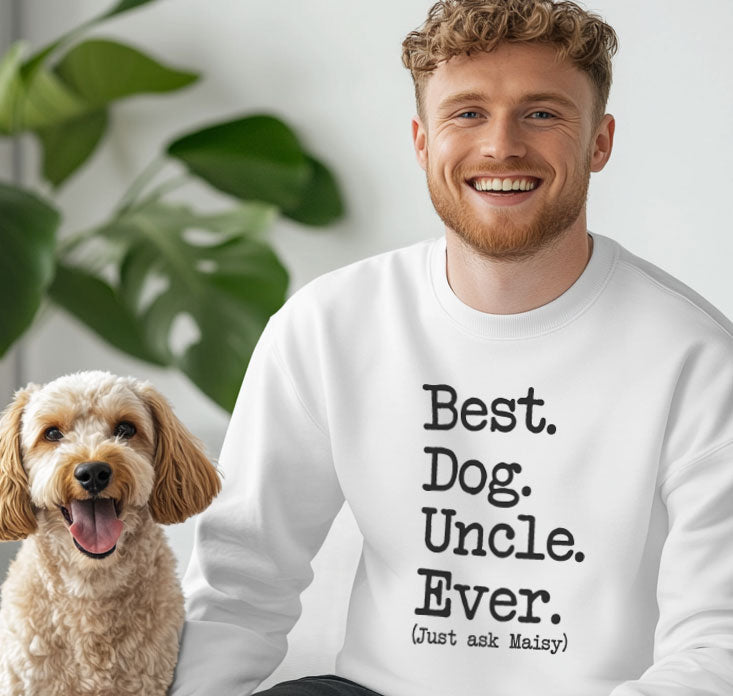 custom dog uncle sweatshirt
