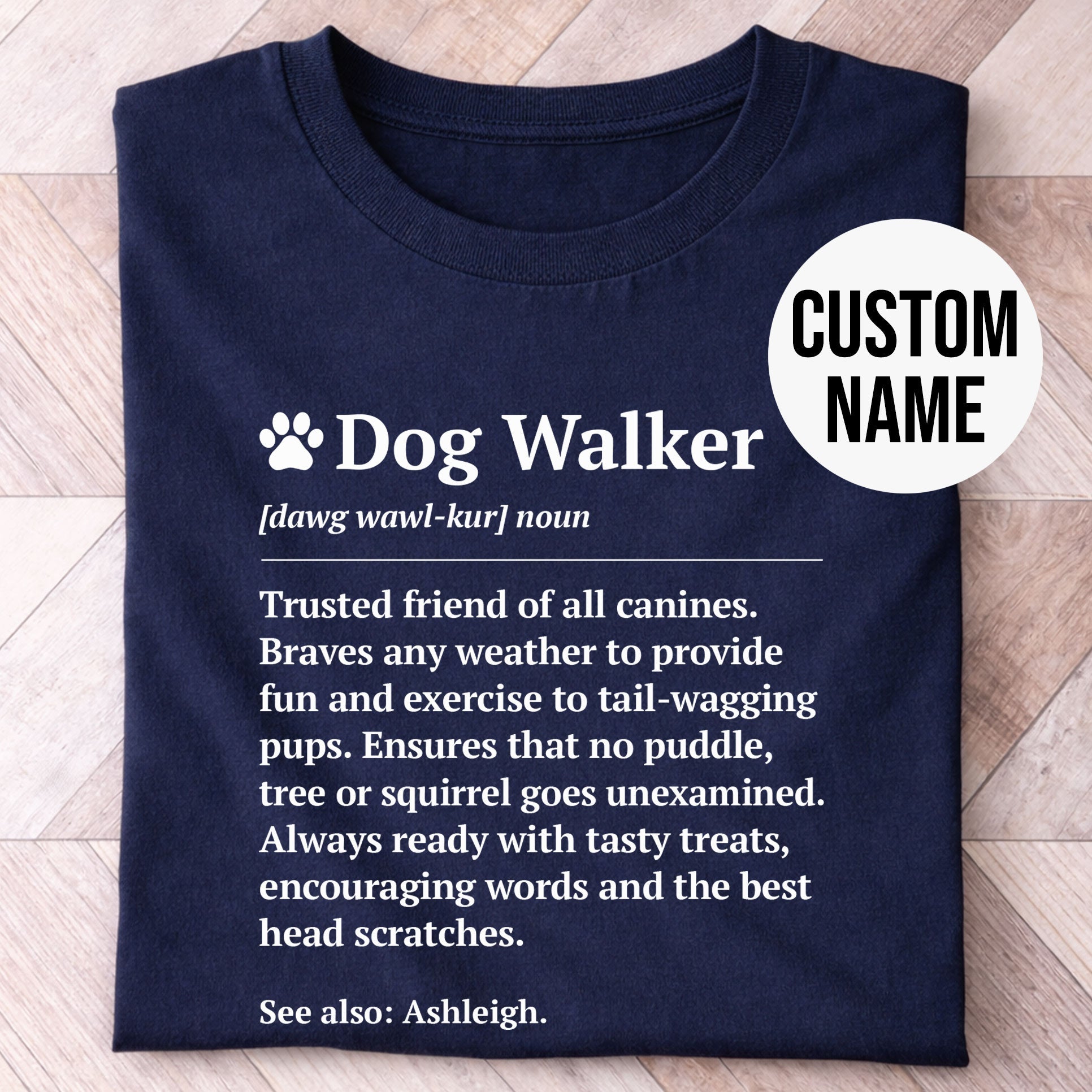 Dog Walker Definition Shirt - Hi Doggi