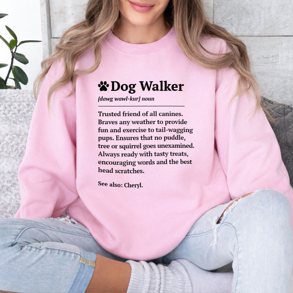 Dog Walker Definition Sweatshirt - Hi Doggi