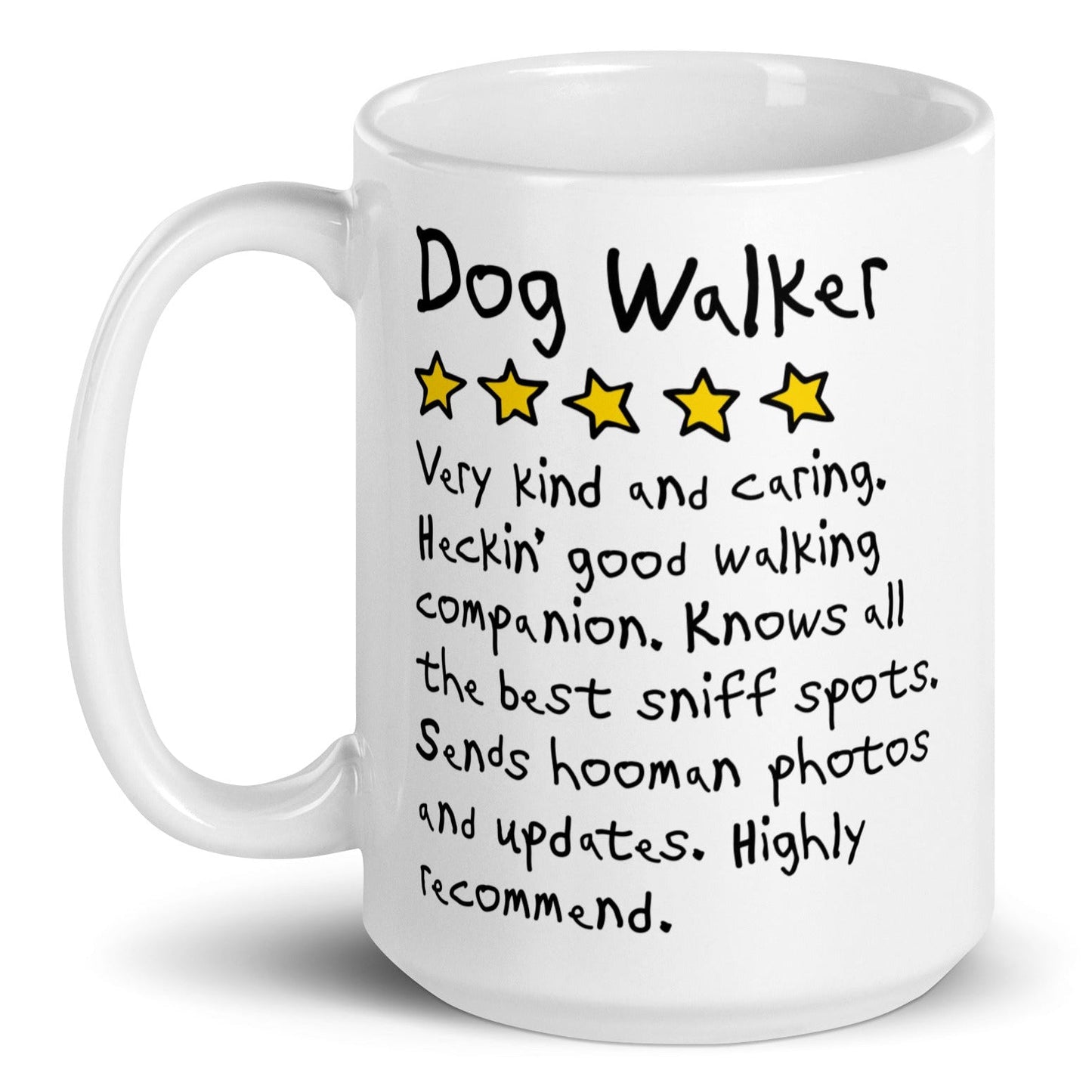Dog Walker Review Mug - Hi Doggi