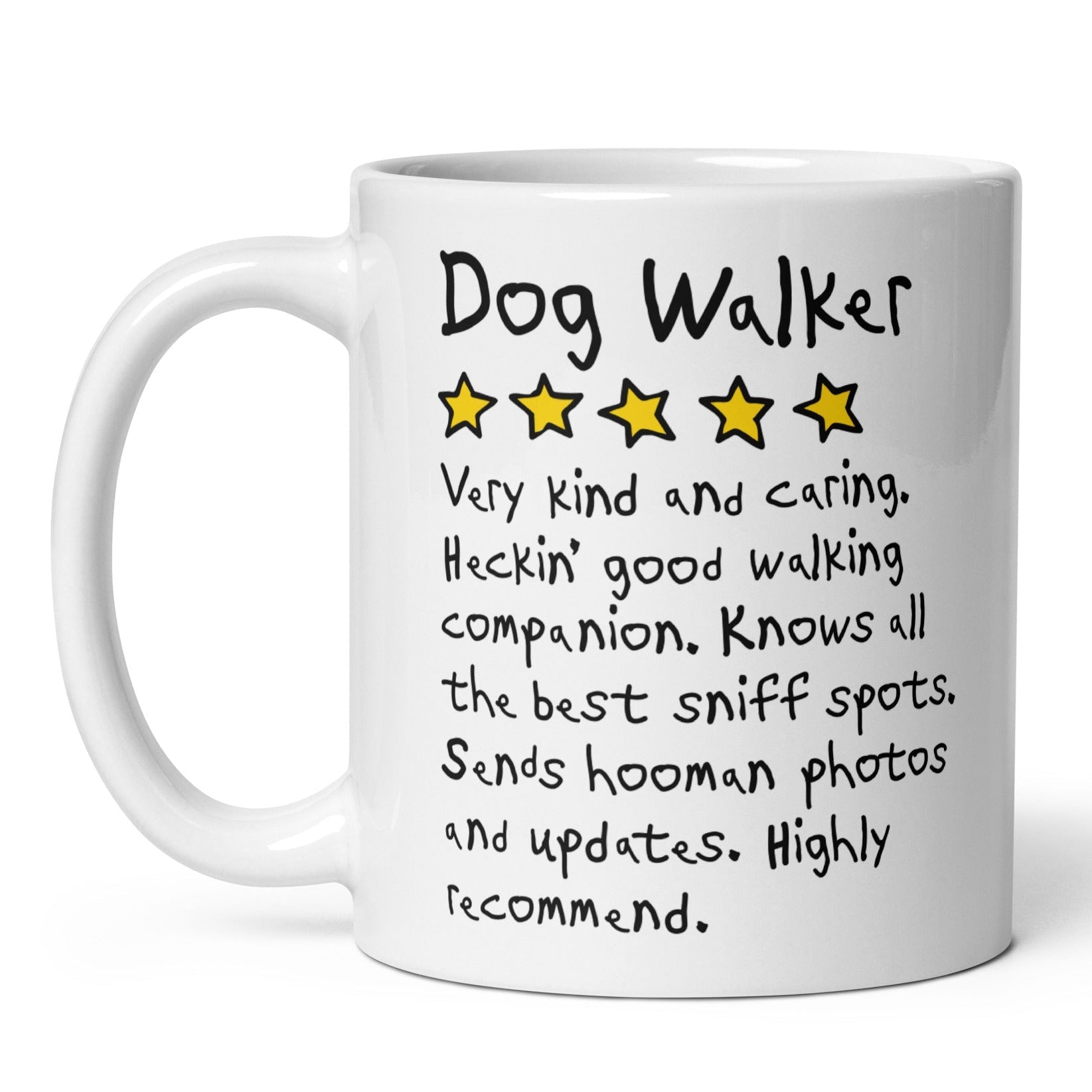 Dog Walker Review Mug - Hi Doggi