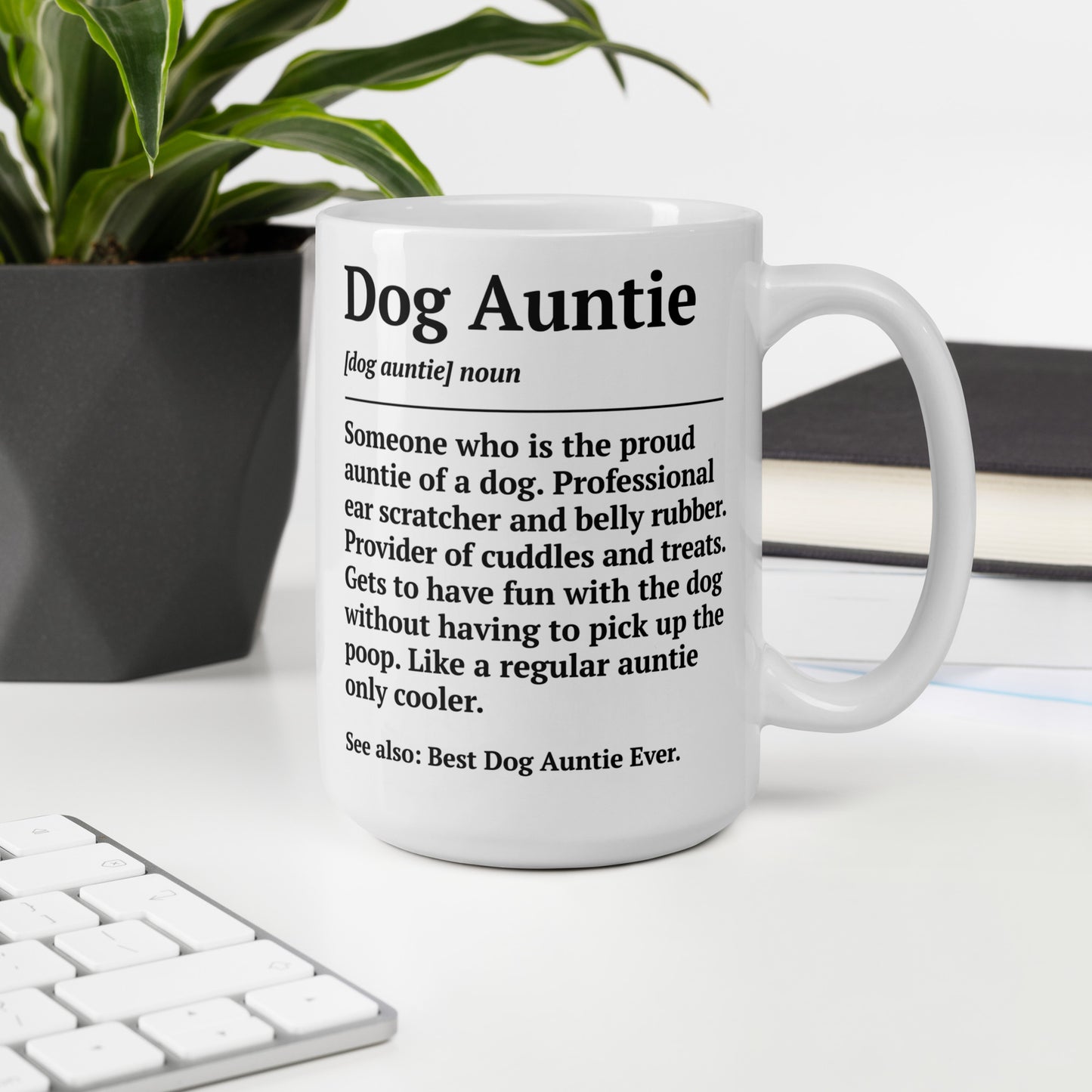 dog auntie definition mug